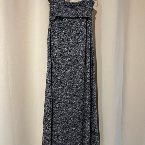 Heathered grey maxi skirt - Picture 1 of 3